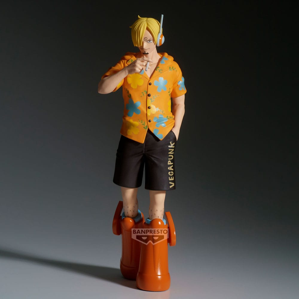 Statuette Banpresto Sanji 17cm, pose dynamique
