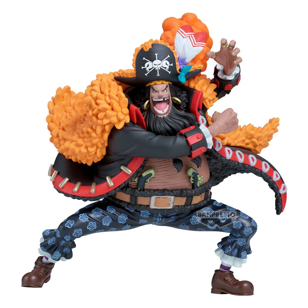 Statuette One Piece Marshall D. Teach Banpresto Battle Record 11 cm vue de face
