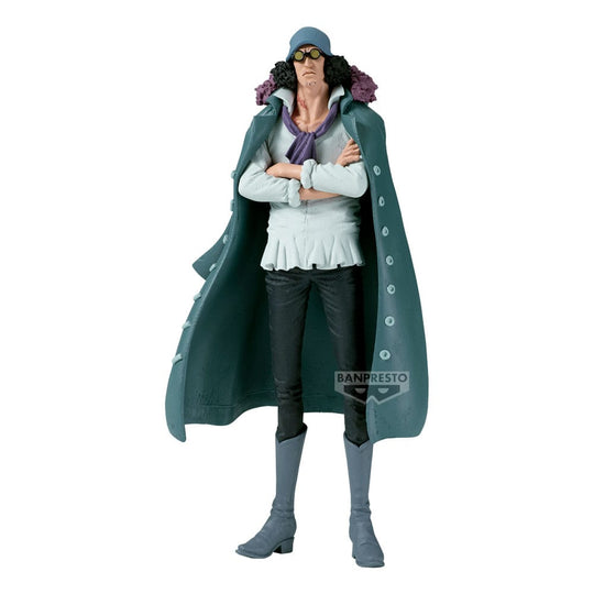 Statuette One Piece Kuzan (Aokiji) Banpresto King of Artist vue de face