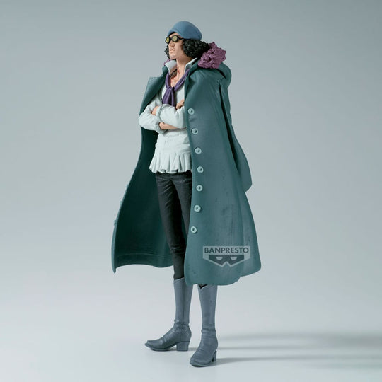 Figurine de collection Kuzan Banpresto, vue arrière montrant la pose et les finitions