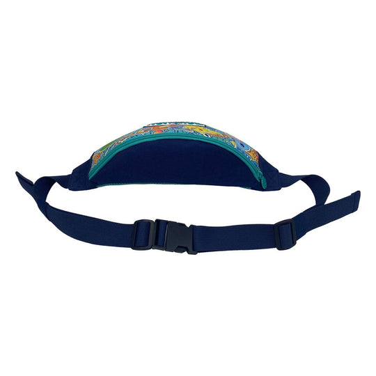 Détail du sac bandoulière Pokémon Urban Colors avec logo CyP Brands