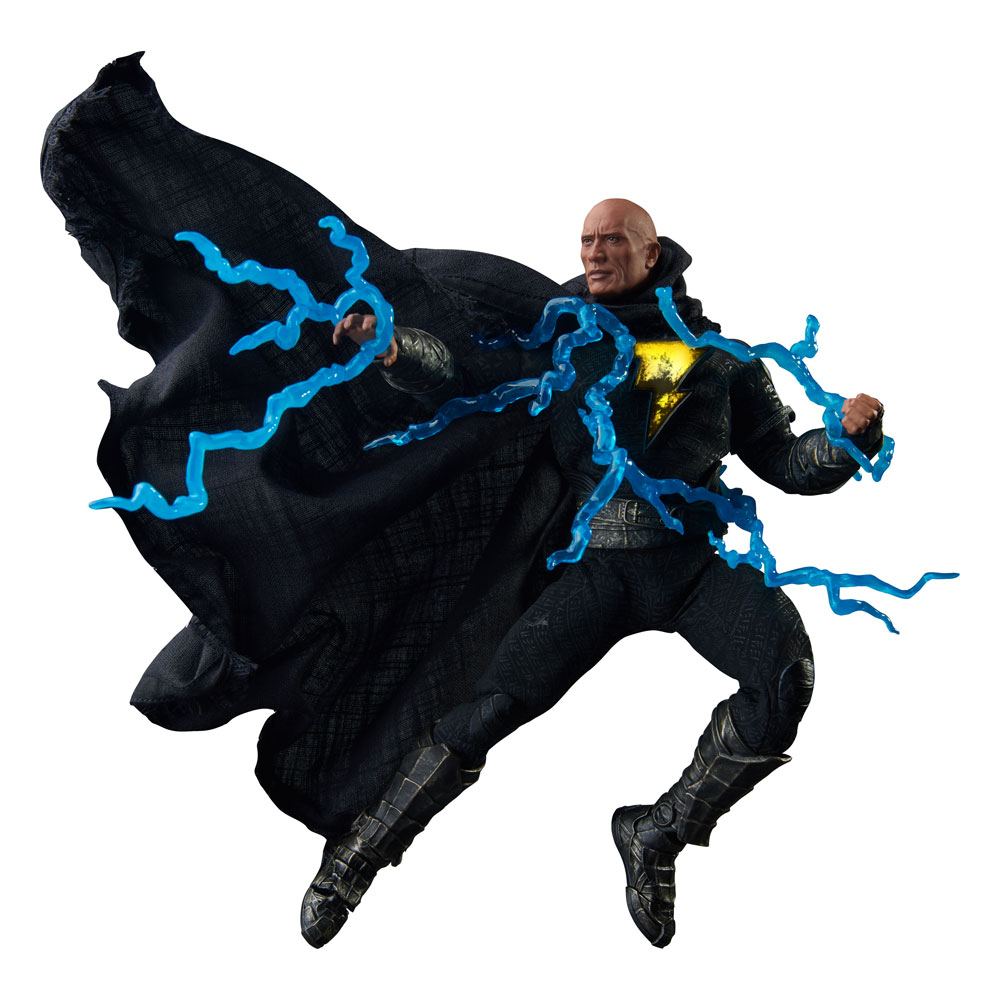 Figurine Black Adam DAH 1/9 Beast Kingdom en pose dynamique, éclairage LED activé