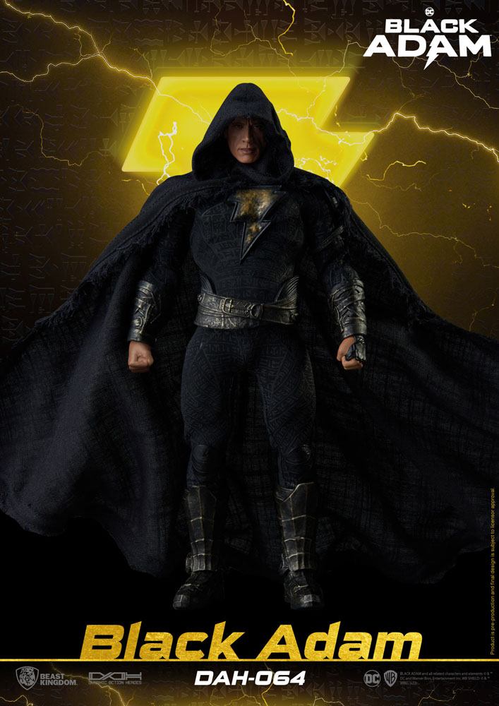 Détail des textures et finitions de la figurine Black Adam de Beast Kingdom