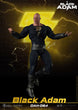 Gros plan sur les pieds et la base de la figurine Black Adam articulée