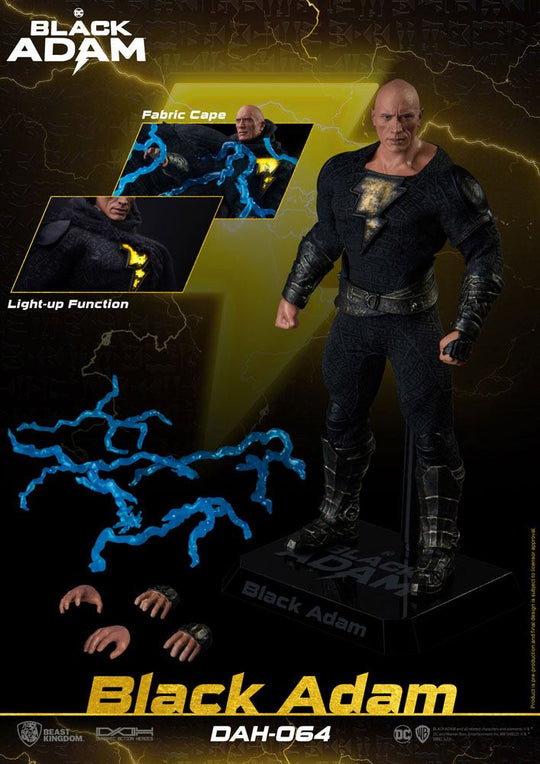 Détail des articulations du bras de la figurine Black Adam Beast Kingdom