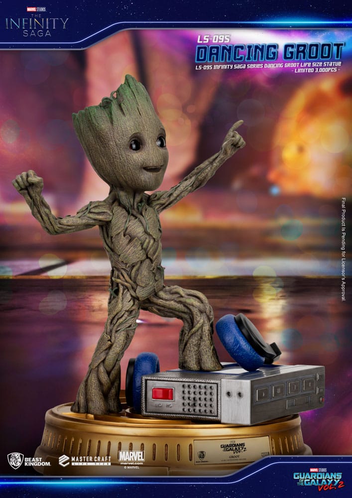 Groot 1/1 Beast Kingdom avec effet lumineux activé