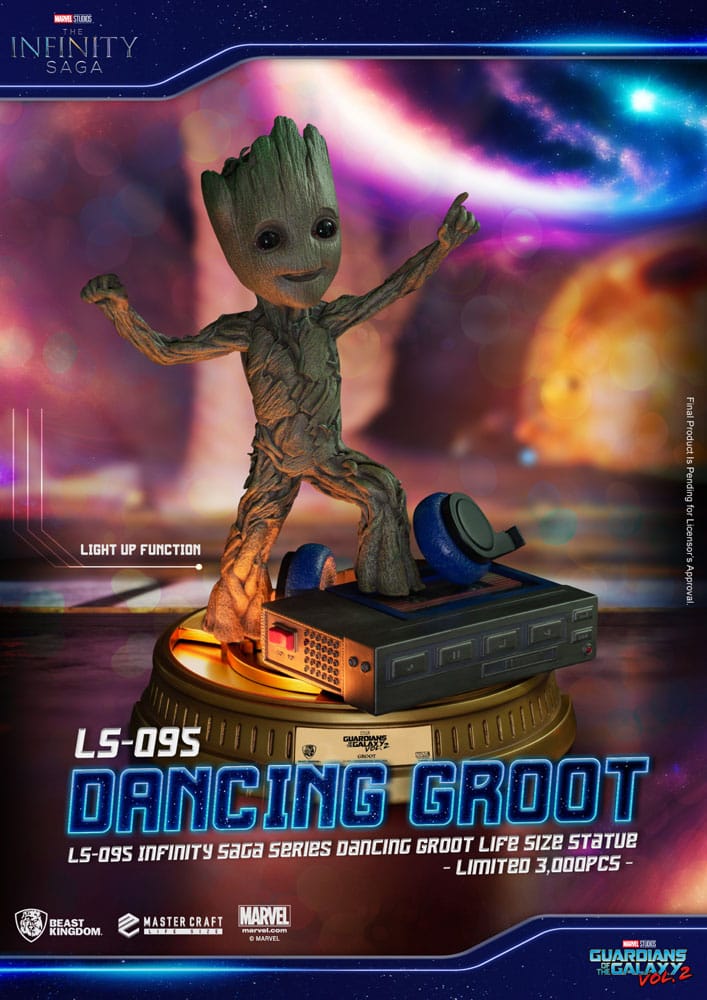 Statuette Dancing Groot 32 cm, édition limitée Beast Kingdom