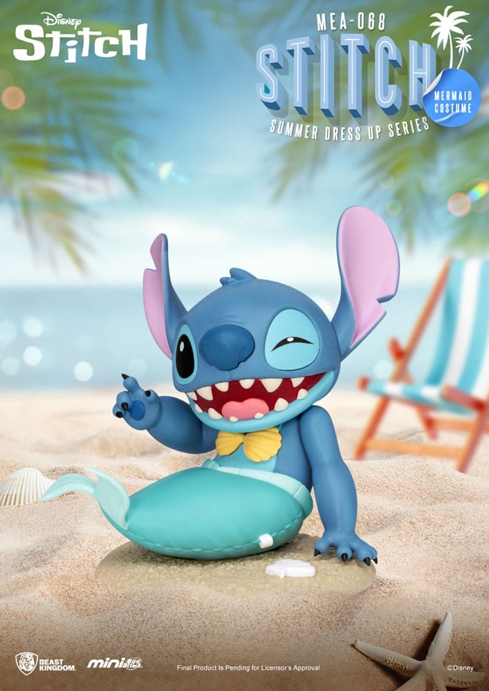 Figurine Stitch avec accessoires de plage