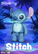 Tirelire Stitch Lilo et Stitch peinte à la main, détail du visage