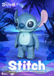 Tirelire Stitch Lilo et Stitch peinte à la main, détail du visage