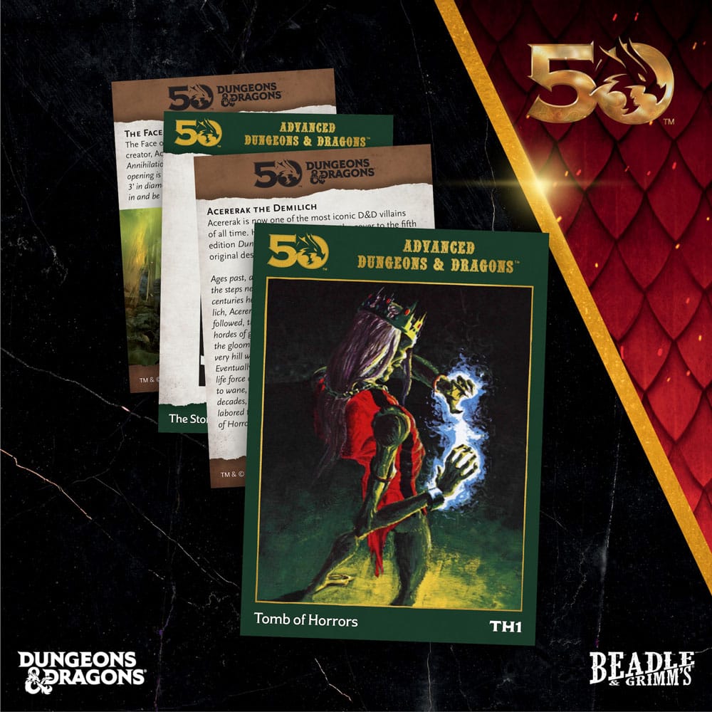Dés D&D Beadle & Grimm's pour aventures horrifiques