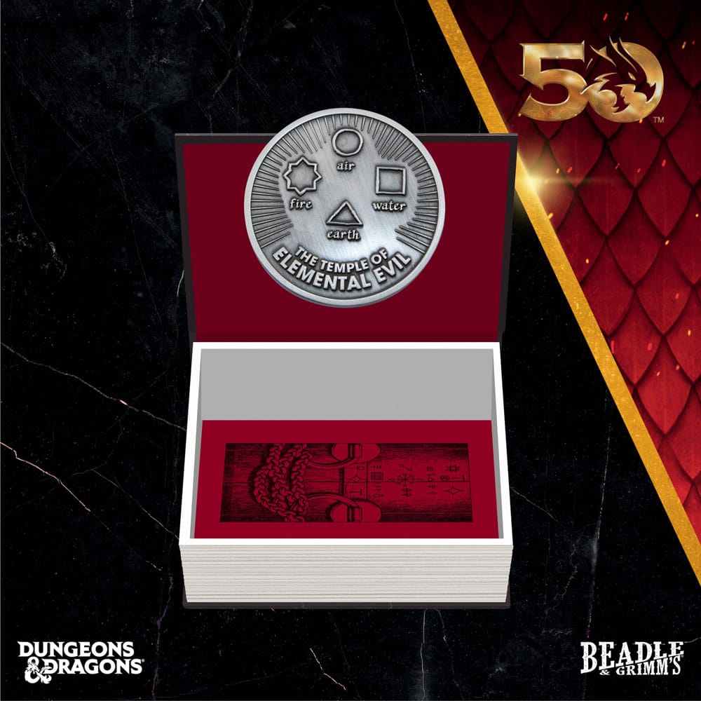 Pack de dés D&D The Temple of Elemental Evil dans son emballage Beadle & Grimm's