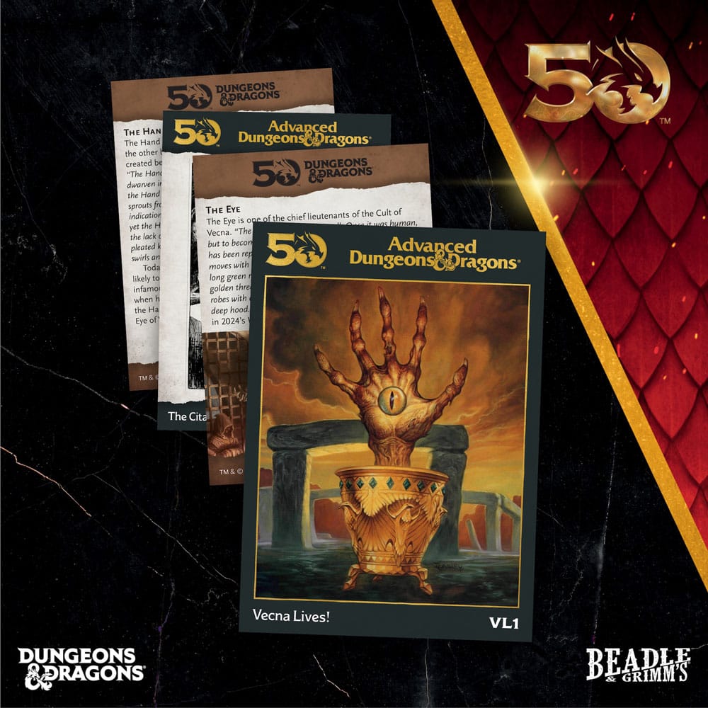 Dés de collection D&D Beadle & Grimm's Vecna Lives