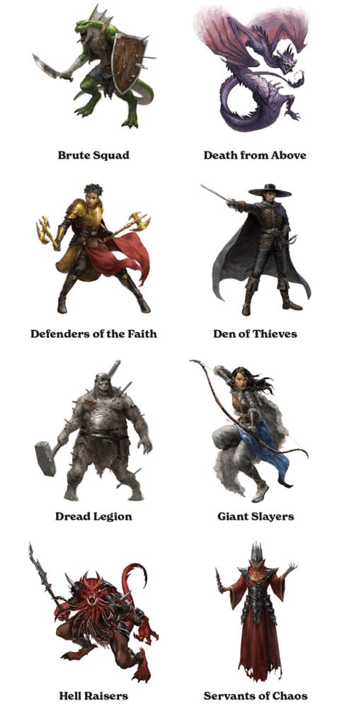 Cartes d'action et de héros du jeu Ring of Chaos en anglais