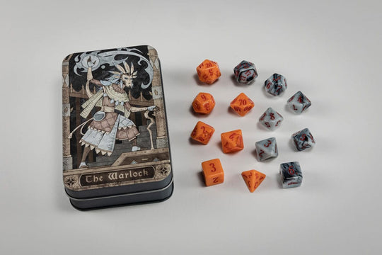 Pack de 14 dés polyédriques Warlock Beadle & Grimm's en résine