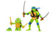 Contenu du pack figurines Tortues Ninja : Leonardo et accessoires