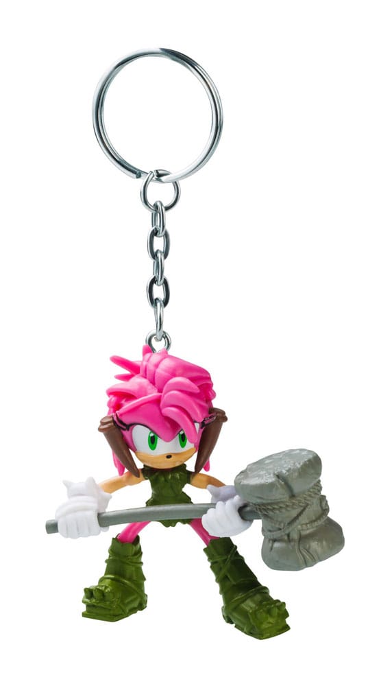 Porte-clés Sonic Prime avec un personnage féminin