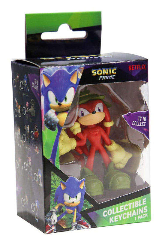 Porte-clés Sonic Prime avec le logo officiel de la série
