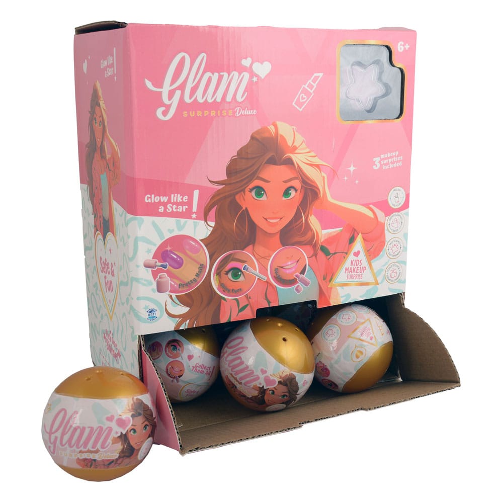 Présentoir Glam Surprise Deluxe avec 20 capsules de maquillage pour enfants BOTI