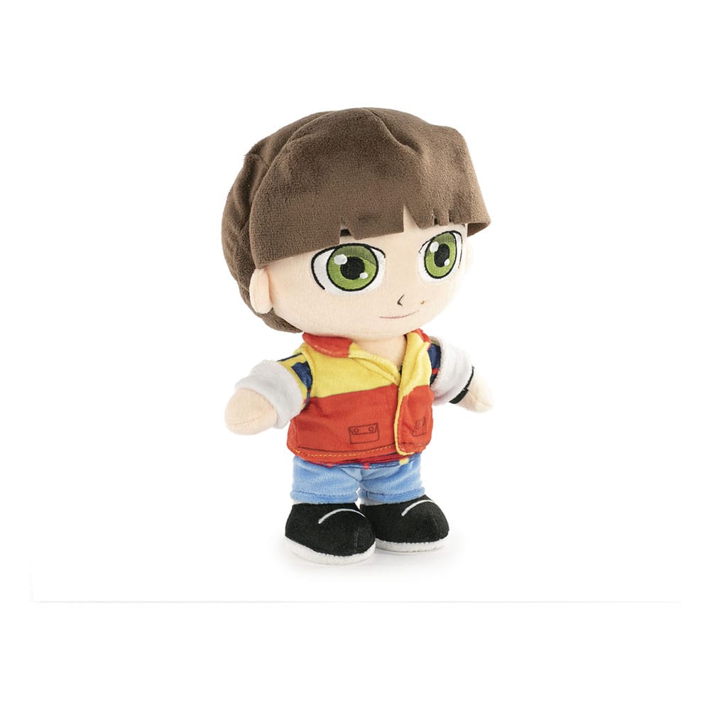Détail de la peluche Will Byers Stranger Things par Barrado, montrant la qualité des finitions.