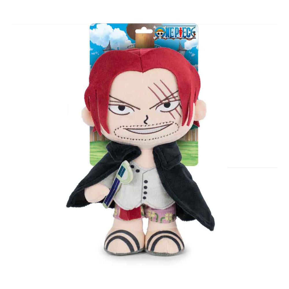 Peluche Shanks One Piece 30 cm sous licence officielle Barrado