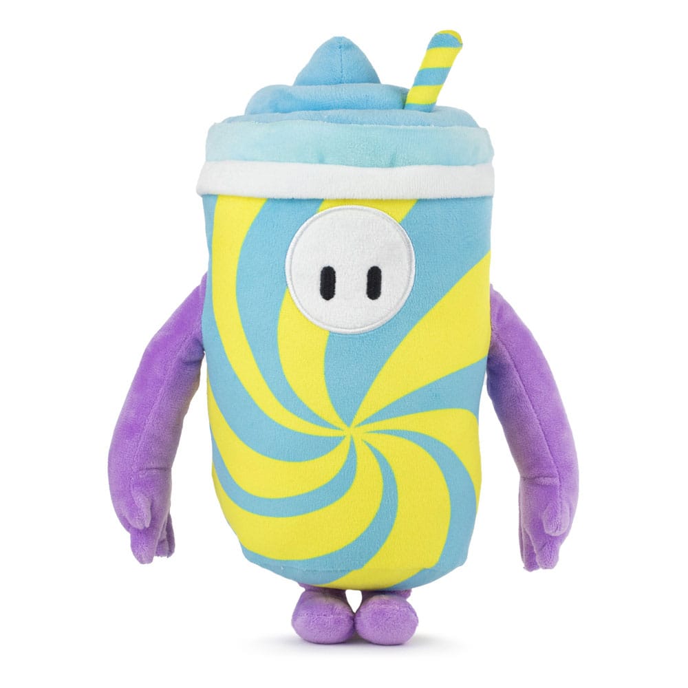 Peluche Fall Guys Blue Freeze 30 cm de la marque Barrado, sous licence officielle, posée sur un fond clair.
