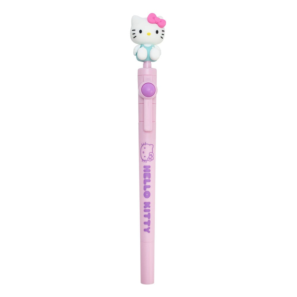 Stylo à bille Fidget Hello Kitty Sanrio licence officielle, vue de face