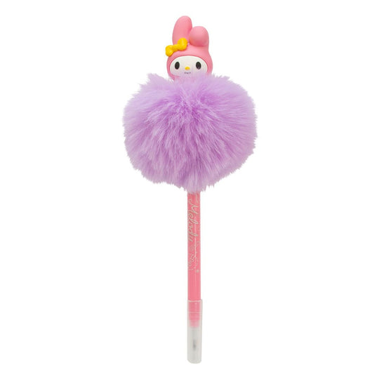 Stylo à bille Pom Pom My Melody Sanrio avec son pompon rose doux