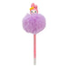 Stylo à bille Pom Pom My Melody Sanrio avec son pompon rose doux