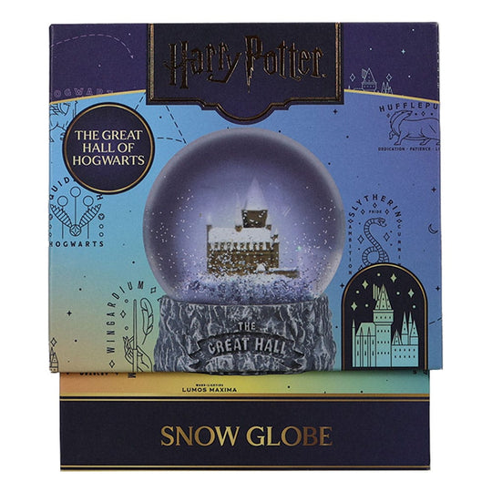 Boule à neige Harry Potter The Great Hall, vue de côté, objet de collection