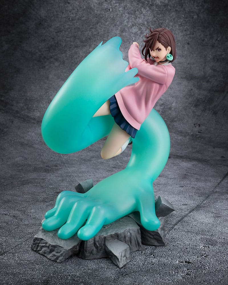 Statuette Dandadan Momo Figuarts ZERO Bandai, vue frontale détaillée