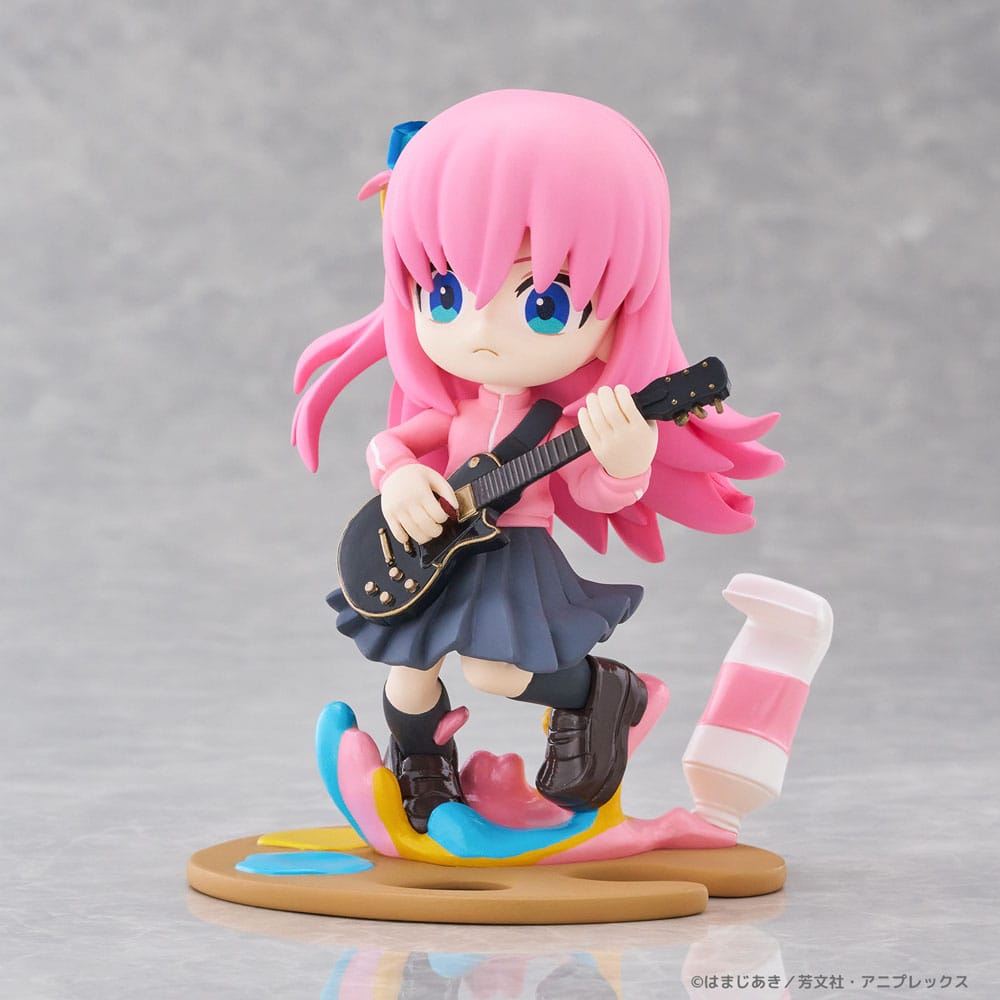 Figurine Bocchi the Rock! Hitori Gotoh PalVerse sur son socle