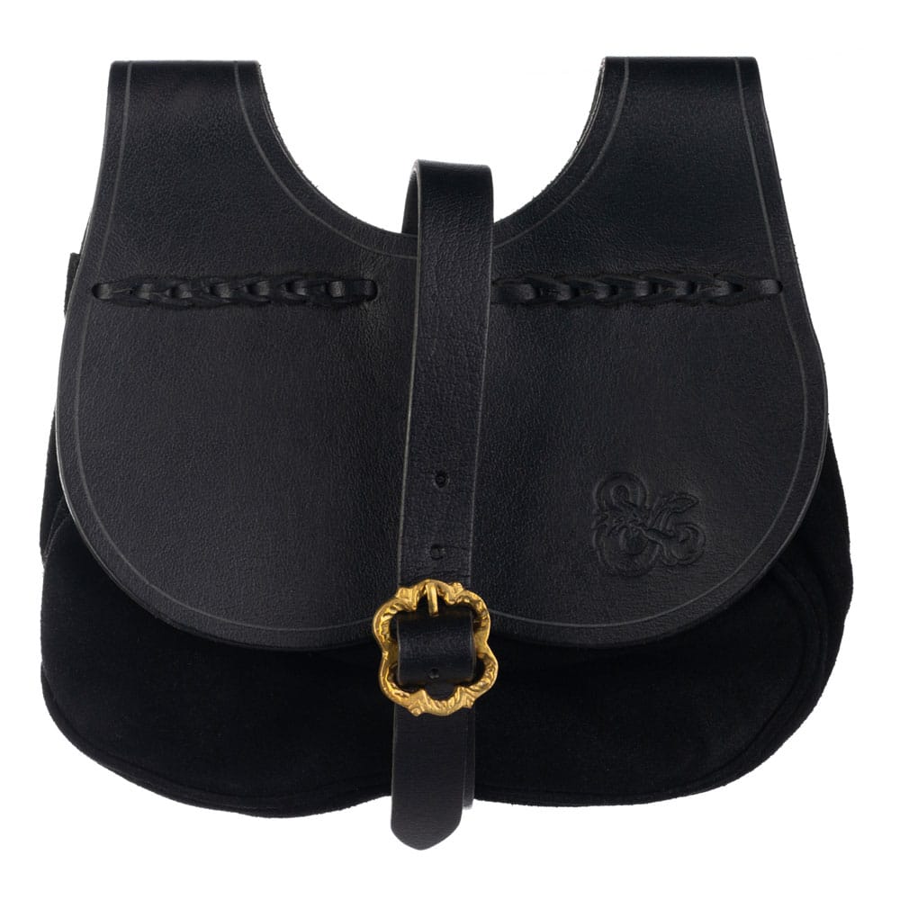 Sac banane Dungeons & Dragons Kidney noir porté par un aventurier