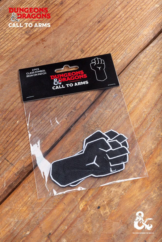 Patch Dungeons & Dragons Moine appliqué sur un sac