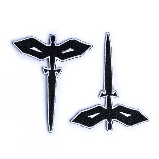 Set de patchs D&D Rogue Burgschneider sur un sac à dos en toile