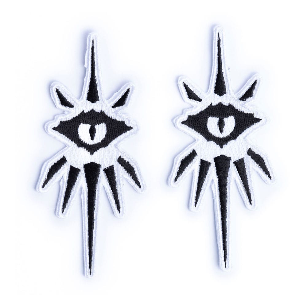 Set de patchs D&D Warlock Burgschneider sur fond neutre