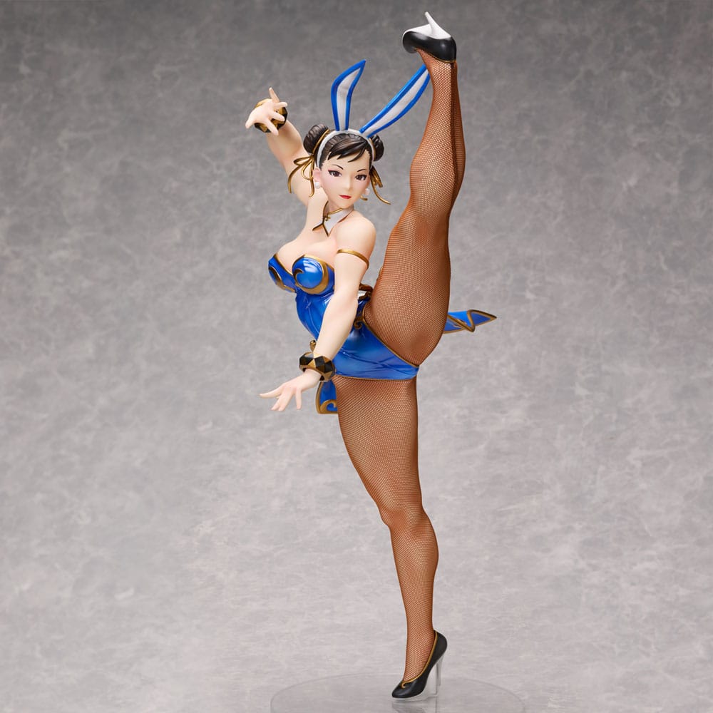 Chun-Li Bunny Ver. statuette Street Fighter 6 de face, détails du costume