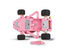 Voiture RC Carrera Pipe Kart Peach prête pour la course