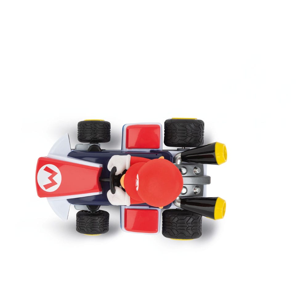 Le kart Mario RC 1/32 de Carrera vu de face