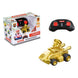 Vue latérale de la voiture RC Mini Mario Gold Carrera, échelle 1/50