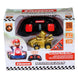 Vue de dessus de la voiture télécommandée Carrera RC Mini Mario Gold