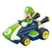 Voiture télécommandée Carrera RC Mini Luigi Mario Kart vue de face