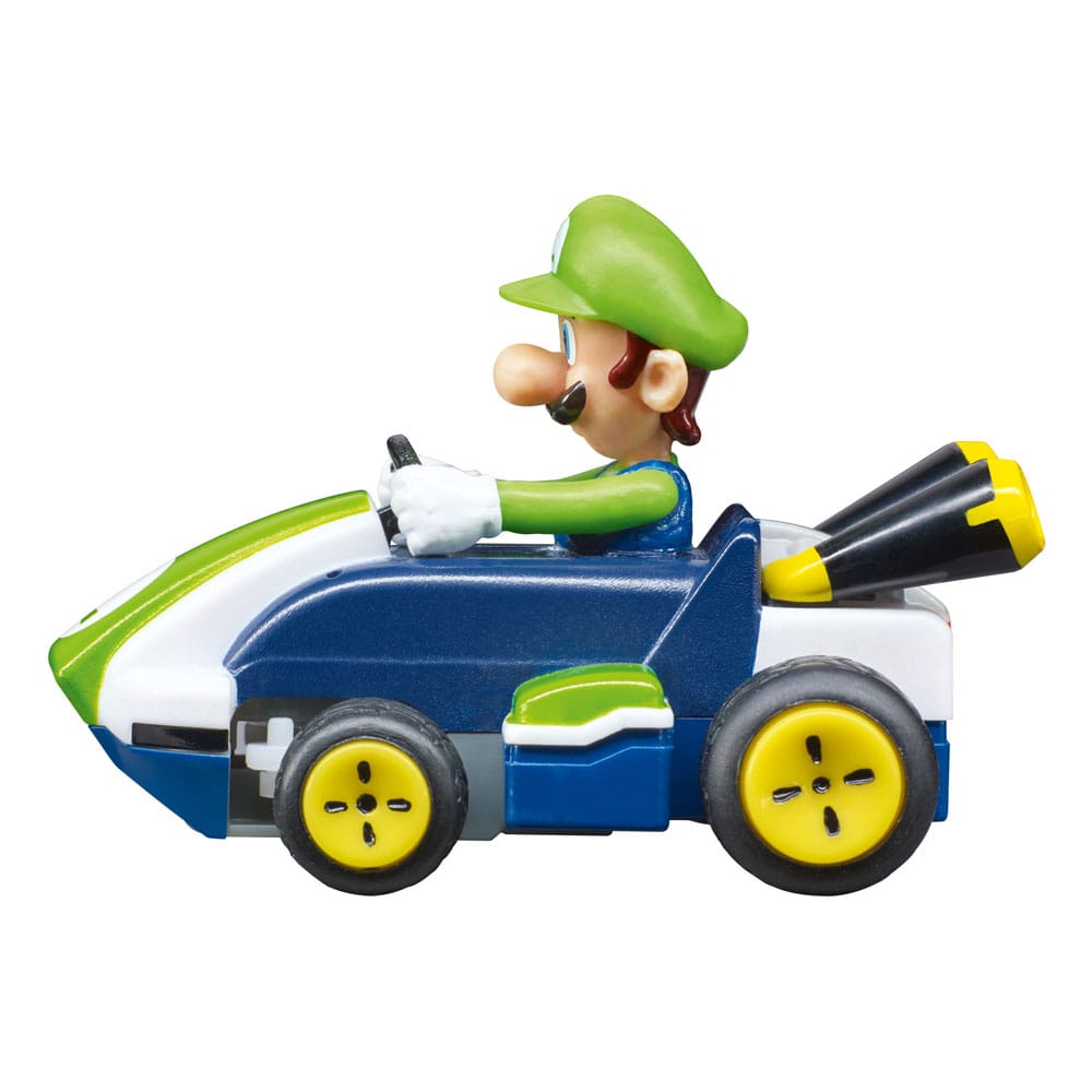 Voiture RC Luigi 1/50 Carrera avec son pilote Luigi