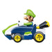Voiture RC Luigi 1/50 Carrera avec son pilote Luigi