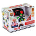 Vue arrière de la voiture RC Carrera Super Mario Kart Mini Luigi