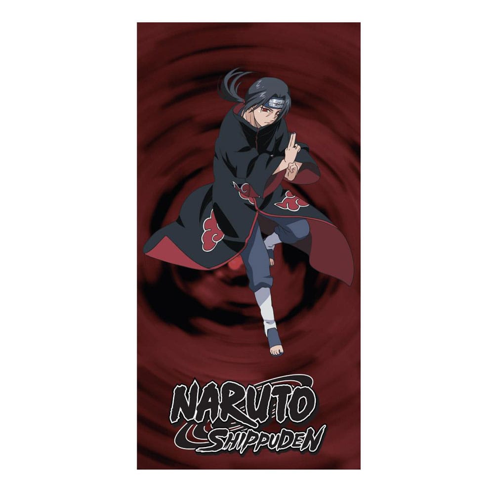 Serviette de bain Naruto Shippuden Itachi Uchiha officielle Cerdá 70x140cm