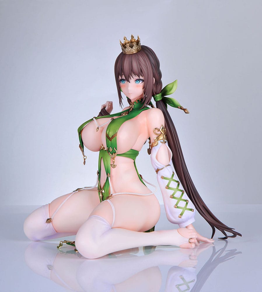 Figurine PVC Selfish Princess 18 cm - Profil gauche avec socle