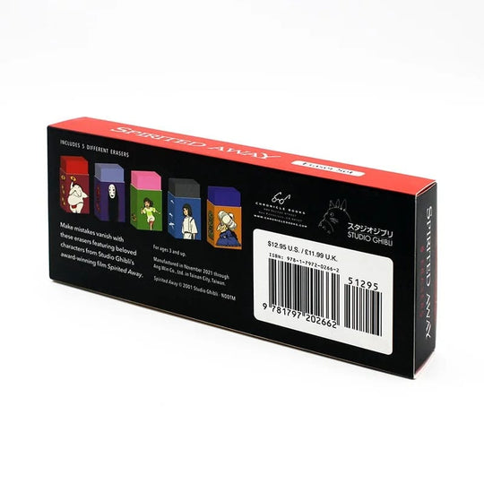 Gommes Le Voyage de Chihiro emballées, simulant le pont vers le monde des esprits