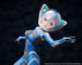 Statuette Rem Re:Zero 1/7, vue latérale, montrant la complexité du design