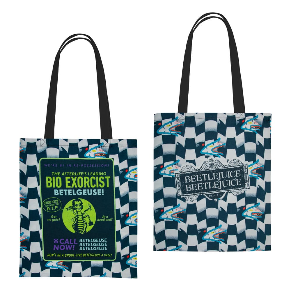 Sac shopping Beetlejuice Call Beetlejuice officiel Cinereplicas en polyester